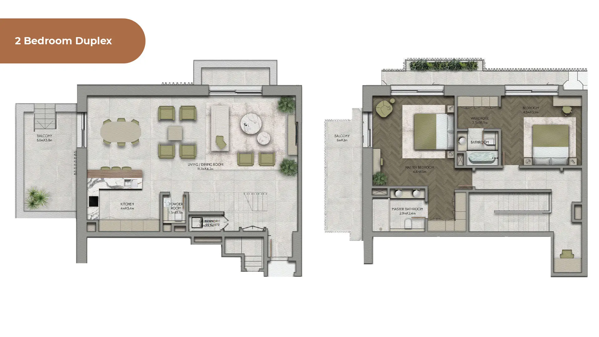 2 BR - Type B